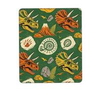 The Age of Dinosaurs Large Gaming Mouse Pad Desk Mat Non-Slip Rubber Base | Keyboard mat and computer mat desk pad with 100% polyester top, full-area print, rubber base for mouse pads at work or play.