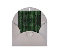 The Age of the Hacker Patterned Gray holiday cards, thank you cards for anniversaries and birthdays