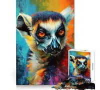 The Agile Lemur Monkey 1000 Pieces Puzzles for Teenagers Boost Recall Relaxing Fun Accurate Edge Thoughtful Gift (50x75cm)