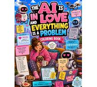 The AI Is In Love and Everything Is a Problem: A Coloring Book: Funny AI Romance Chaos, Glitchy Relationships, and Emotionally Unstable Robots to Color
