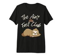The Ain't Fast Club Funny Sloth Turtle Slow Running Team Premium T-Shirt