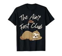 The Ain't Fast Club Funny Sloth Turtle Slow Running Team T-Shirt
