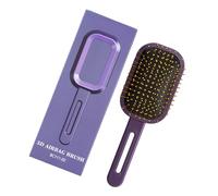 The air cushion based volumizing hair brush gently analyzes and pulls hair thinning and is suitable for all types of brushes