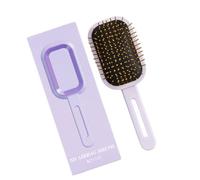 The air cushion based volumizing hair brush gently analyzes and pulls hair thinning and is suitable for all types of brushes