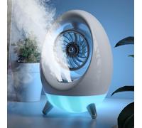 The Air Frost Fan, Airfrost Air Cooler Fan, Portable Silent Mini Bladeless Electric Small Cooling Fan, 3 Speed Hands-Free Cooling for Outdoor, Travel, Office, Ideal Travel Accessories & Gift
