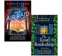 The Air Raid Book Club By Annie Lyons & The Lost Bookshop By Evie Woods 2 Books Collection Set