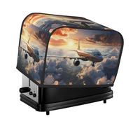 The Airplanes are soaring toaster cover is suitable for 2 small toaster covers with wide slots and comes with a storage pocket to meet diverse baking needs.
