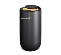 The AirScent Mini Waterless Diffuser for for Homes, Offices, Spas and Hotels - Titanium Black Finish - Fragrance Oil Aromatherapy Diffuser for Aesthetic Scenting -15 mL Capacity - Night Light Feature