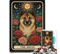 The Akita Tarot Card Artistic Jigsaw Puzzle for Adults, 300 PCS
