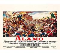 The Alamo...John Wayne... 1960 Retro Action Movie Poster ... Various Sizes (A2 Size 42 x 61 cms)