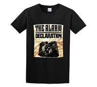 The Alarm Declaration Mens T-Shirt Graphic Tee Black L