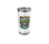The Algorithm Stole My Attention Span Funny Stainless Steel Insulated Tumbler