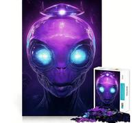 The Alien Mystery Teenager Jigsaw Puzzles 1000 Pieces Memory Boost Home Activity Pattern Assembly Perfect Present (38x52cm)