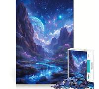 The Alien World Landscape Teenager Jigsaw Puzzles 1000 Pieces Memory Boost Home Activity Pattern Assembly Perfect Present (50x75cm)