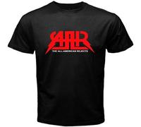 The All American Rejects Simple Logo Punk Rock Men's T Shirt Black XL