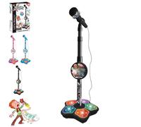 The All-in-One Microphone Toy, 2026 New Kids Bluetooth Karaoke Machine with Adjustable Stand, Echo Microphone Toy for Kids with Speaker LED, Christmas Birthday Gift for Boys Girls Little Singers