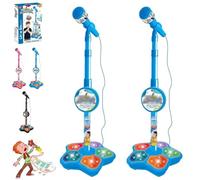 The All-in-One Microphone Toy, 2026 New Kids Bluetooth Karaoke Machine with Adjustable Stand, Echo Microphone Toy for Kids with Speaker LED, Christmas Birthday Gift for Boys Girls Little Singers