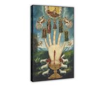 The All Powerful Hand Or The Five Persons Unknown Canvas Art Poster And Wall Art Picture Print Modern Family Bedroom Decor Frame 24x36inch(60x90cm)