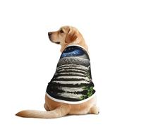 The All-Seeing Eye Dog Shirt Vest Dog Clothes- Breathable Cooling for Big Dogs, Sun Protection Comfort Wear for Golden Retriever, Husky, Alaska Outdoor Activities 3X-Large