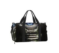 The All-Seeing Eye Duffle Bag Shoe Compartment | Woven Polyester Duffel With Shoe Compartment And Luggage Sleeve, A Practical Gift For Gym, Travel, Swim, And Holidays