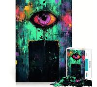 The All-Seeing Gateway Teenagers 1000 Piece Jigsaw Puzzle Mind Exercise Toy Group Play Precision Cut Festival Gift (50x75cm)