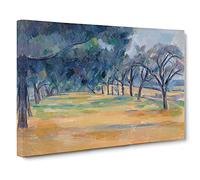 The Allee At Marines By Paul Cezanne Canvas Print for Living Room Bedroom Home Office Décor, Wall Art Picture Ready to Hang, 30 x 20 Inch (76 x 50 cm)
