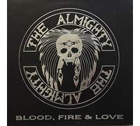 The Almighty - THE ALMIGHTY Blood, Fire and Love, first UK press 1989 on POLYDOR