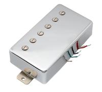 The Alnico 5 Closed Back Standard Humbucker Is Suitable For Electric Guitar Neck And Bridge Positions Professional electric pickup(1 Pc N Chrome)