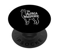The Alpaca Whisperer Funny Farm Animal Lover PopSockets Adhesive PopGrip