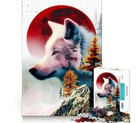 The Alpha Wolf 1000 Pieces Puzzles for Teenagers Brain Tease Toy Home Activity Premium Cut Santa Wish Item (50x75cm)
