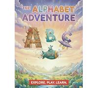 The alphabet adventure.: Coloring and Pre-writing book for Kids Ages 3-6. Lear to trace letters.