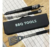 The Alphabet Gift Shop BBQ Tools Shadow Tool Set in Black | Size: 3 Pack The Alphabet Gift Shop Black 3 Pack