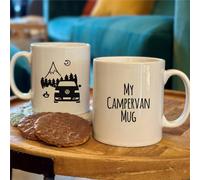 The Alphabet Gift Shop Campervan Mug in White The Alphabet Gift Shop White