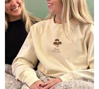 The Alphabet Gift Shop Holy Shiitake Jumper in Cream | Size: Medium The Alphabet Gift Shop Cream M