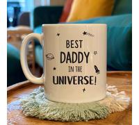 The Alphabet Gift Shop Men's Best Daddy In The Universe Mug in White The Alphabet Gift Shop White