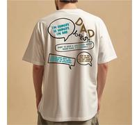 The Alphabet Gift Shop Men's Daddy Weight Lifting Graphic Gym T-Shirt in White | Size: Small The Alphabet Gift Shop White S