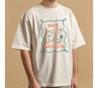 The Alphabet Gift Shop Men's Dad's Pasta Club T-Shirt in White | Size: XL The Alphabet Gift Shop White XL