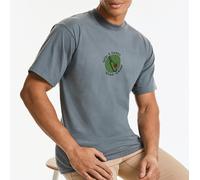 The Alphabet Gift Shop Men's Wicket Cricket Grandad T-Shirt in Mid Grey | Size: Medium The Alphabet Gift Shop Mid Grey M