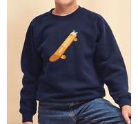 The Alphabet Gift Shop Skateboard Christmas Jumper in Navy | Size: 7-8 Years The Alphabet Gift Shop Navy 7-8 Years