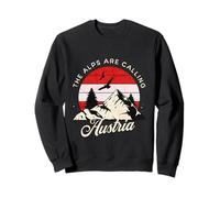 The Alps Are Calling Austria Mountain Vintage Art Sweatshirt