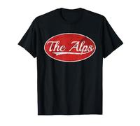 The Alps Europe Mountain Varsity Classic Athletic Design T-Shirt