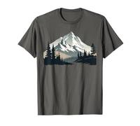 The Alps Mountains in The Forest with Trees Nature The Mountains T-Shirt