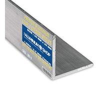 the-aluminium-shop Aluminum L Angle Corner Protection Right Angle Size 25mm x 25mm, 1.6mm and 3.2mm Thick Up to 2.5m Lengths Premium Metal Edge Guards (3.2mm Aluminium, 1000mm)