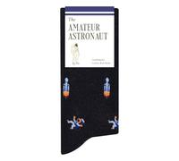 The Amateur Astronaut Socks - Funny Space Men's Socks - Space Gift for Men
