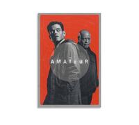 The Amateur Thriller Action Revenge Movie Poster Wall Art Canvas Aesthetic Cover Poster Vintage Music And Movies Decorative Painting for Living Room Bed Room 20x30inch(50x75cm) Unframe-style