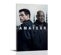 The Amateur Thriller Action Revenge Movie Poster Wall Art Canvas Aesthetic Cover Poster Vintage Music And Movies Decorative Painting for Living Room Bed Room 20x30inch(50x75cm) Frame-style