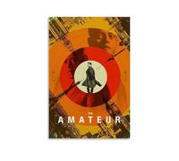 The Amateur Thriller Action Revenge Movie Poster Wall Art Canvas Aesthetic Cover Poster Vintage Music And Movies Decorative Painting for Living Room Bed Room 20x30inch(50x75cm) Unframe-style