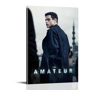 The Amateur Thriller Action Revenge Movie Poster Wall Art Canvas Aesthetic Cover Poster Vintage Music And Movies Decorative Painting for Living Room Bed Room 20x30inch(50x75cm) Frame-style