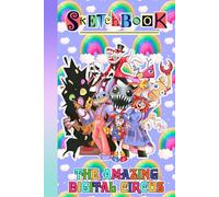 The Amazing Cir-cus SketchBook for Fan Teen Men Women Kid: The Amazing Cir-cus Notebook for Sketching and Note | Thick 111 Pages Blank Pages for ... For Any Occasion in Work Office, Home, School