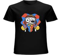 The Amazing Digital Circus Mens T Shirt Printed Graphic Top Unisex Tee Black XXL